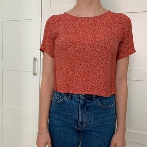 Cute orange-ish top from Mango